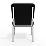 Flash Furniture HERCULES Series Fabric Stacking Church Chair, Black/Silver Vein Frame (XUCH60096BKSV)~#|#~D4B3DE93-F30D-4137-90ABFC2BBFEAAED5_sc7