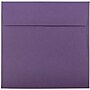 JAM Paper Booklet Envelope 6 1/2" x 6 1/2", Dark Purple, 50/Pack (363912725i)~#|#~D4B59E35-BDB5-4CBE-AF3EFD513F19BCDB_sc7