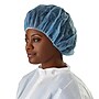 Medline Polypropylene Bouffant Cap, Blue, Large, 100/Box (CRI1004Z)~#|#~D4B7D43C-DA1F-4D31-AB8DDC63D983CDB6_sc7