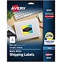 Avery Sure Feed Inkjet Shipping Labels, 3-1/3" x 4", White, 120 Labels/Pack (8254)~#|#~D4B82CC4-ED7A-4220-B5E4301779F344D6_sc7