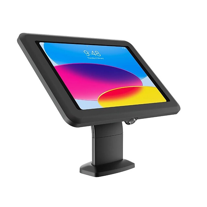 Bosstab Elite EVO-X Adjustable Anti-Theft Desk/Table Mount Tablet Stand, Black (E04C-EVXSC-1) image 1