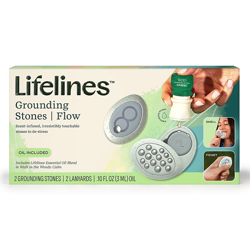 Lifelines Meditative Fidget Collection Essential Oil Blend Grounding Stones (11-4501) image 1