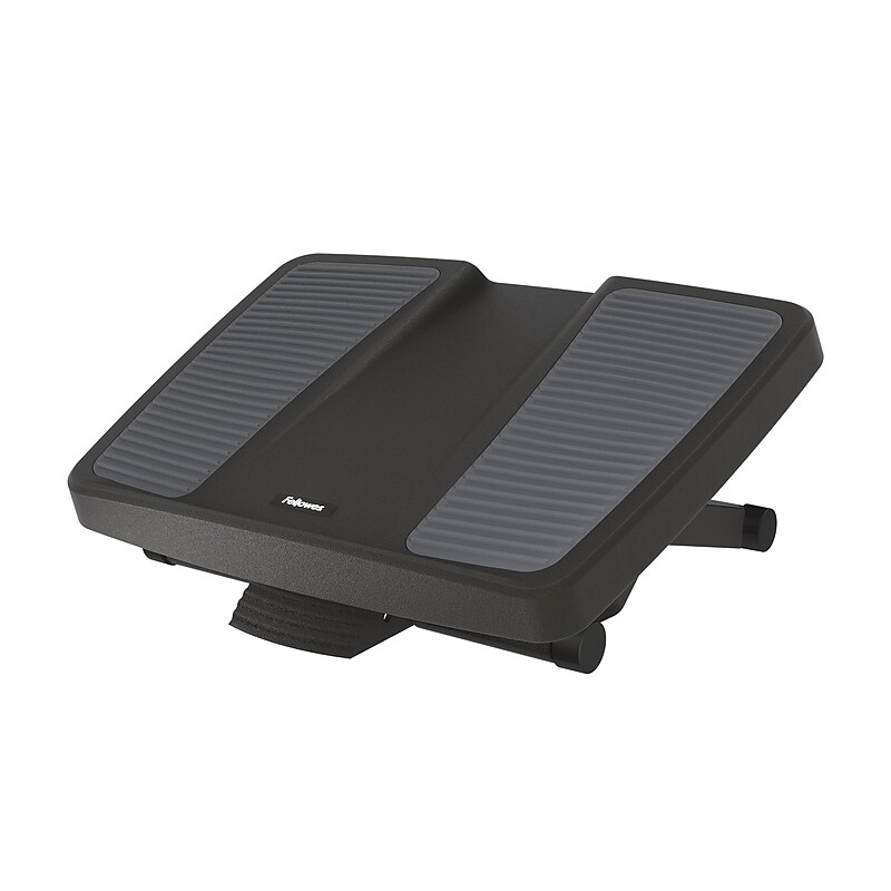 Fellowes Ultimate Tilt Adjustable Footrest, Black/Gray (8067001) image 1