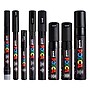 POSCA PC-Mix Water Based Paint Marker, Fine to Broad Tips, Black, 8/Set (UBCPCMIXBLACK8P)~#|#~D4BEAC8E-0BD7-4FD6-AF41F0C86F2F2883_sc7