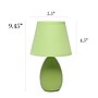 Simple Designs 9.45" LED Table Lamp, Green (LT2009-GRN-LB)~#|#~D4C50720-AC3B-4768-B834508D63876248_sc7