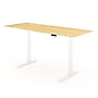 FlexiSpot E7 Pro 78"W Electric Adjustable Standing Desk, Bamboo/White (E7WPRO7830LBZB)~#|#~D4C7064D-7270-42BA-9E389A902906E35B_sc7