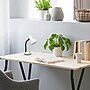 Creekwood Home Essentix Flexible Gooseneck LED Desk Lamp, 14.25", White Glossy (CWD-1000-WH)~#|#~D4C7F23F-1E2F-401C-B6B7BA626C533F4D_sc7