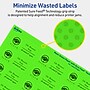 Avery Laser/Inkjet Multipurpose Rectangle Labels, 1" x 2.5", Neon Green, 480/Pack (94221)~#|#~D4CB8063-C753-45A0-A530CA44ED97E974_sc7