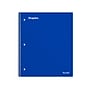 Staples Premium 2-Subject Notebook, 8.5" x 11", College Ruled, 120 Sheets, Blue (TR58311)~#|#~D4D01104-32AA-43F2-BD666C7ACCBAF63E_sc7