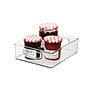 iDESIGN Small Stackable Plastic Storage Bin, Clear (63698)~#|#~D4D0A384-BADD-41BF-A9A4456D86266EDF_sc7