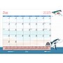 2024-2025 House of Doolittle Seasonal Holiday Depictions 22" x 17" Academic Monthly Desk Pad Calendar (1395-25)~#|#~D4D0FF13-7F82-4620-B0FC255550792532_sc7