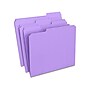 Staples Reinforced File Folders, 1/3-Cut Tab, Letter Size, Purple, 100/Box (ST508945-CC)~#|#~D4D2DD6F-C4AF-4324-A39B4BDA22E56974_sc7