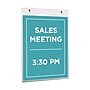 NuDell Sign Holder, 8.5" x 11", Clear Plastic (NUD38011)~#|#~D4D3B71C-9CED-436E-9D6A7CEFED05EA40_sc7