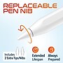 Delton AP7 Stylus Pen for iPad, Wireless Magnetic Charging, White (DAP7)~#|#~D4D6DB38-EBC6-48BA-B9E7E929F4298D01_sc7