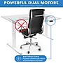Mount-It! Dual Motor 55"W Electric Rectangular Adjustable Standing Desk, White (MI-18111)~#|#~D4DDB1EF-AE9D-4799-A6822E4D649472A9_sc7