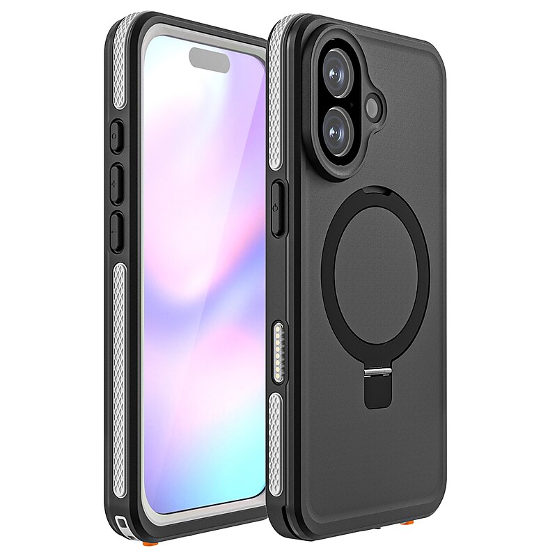 SaharaCase Oasis Series MagSafe Compatible Phone Case for iPhone 17, Shock Absorbing, Scorpion Black (CP00909) image 1