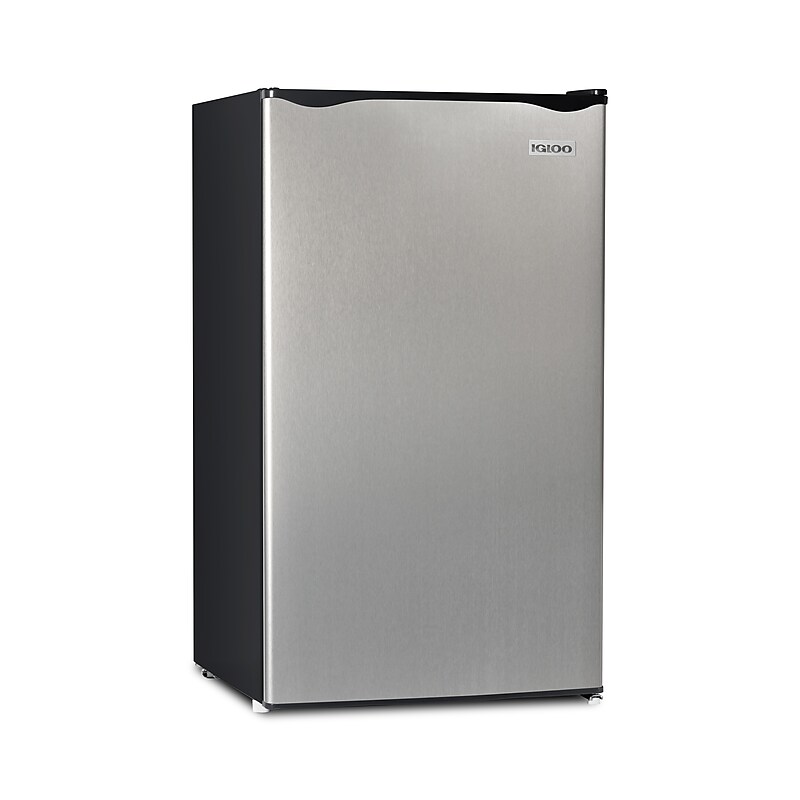 Igloo 3.2 Cu. Ft. Refrigerator with Freezer, Platinum (IRF32PL6A) image 1