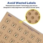 Avery Laser/Inkjet Multipurpose Labels, 0.75" x ", Kraft Brown, 1200/Pack (94102)~#|#~D4F090D0-A76E-4FB5-B5298DB3D9E960C4_sc7