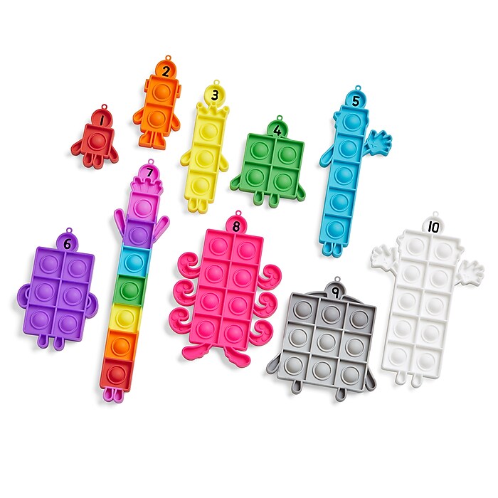 hand2mind Numberblocks Sensory Bubble Poppers (96929) | Staples