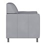 Flash Furniture Hercules Diplomat LeatherSoft Reception Chair, Gray/Chrome Legs (BT8271GYCHR)~#|#~D4F3F1F9-F439-4E56-899AE8E3C5068D24_sc7
