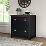 Bush Furniture Fairview Lateral File Cabinet, Antique Black/Hansen Cherry (WC53981-03)~#|#~D4F435CC-DE17-476E-AB205464064216D0_sc7