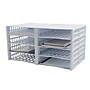 Thinkspace Literature organizer 8-Compartment Literature Organizers, 21" x 12.25", White (39444)~#|#~D4F6A95E-835B-4777-9E1F88B28F2A139F_sc7