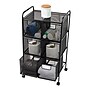 Mind Reader 6-Drawer Multipurpose Office Utility Cart, Black (6DRMESH-BLK)~#|#~D4F8B978-BBA3-41FF-876183F65E5A73F7_sc7
