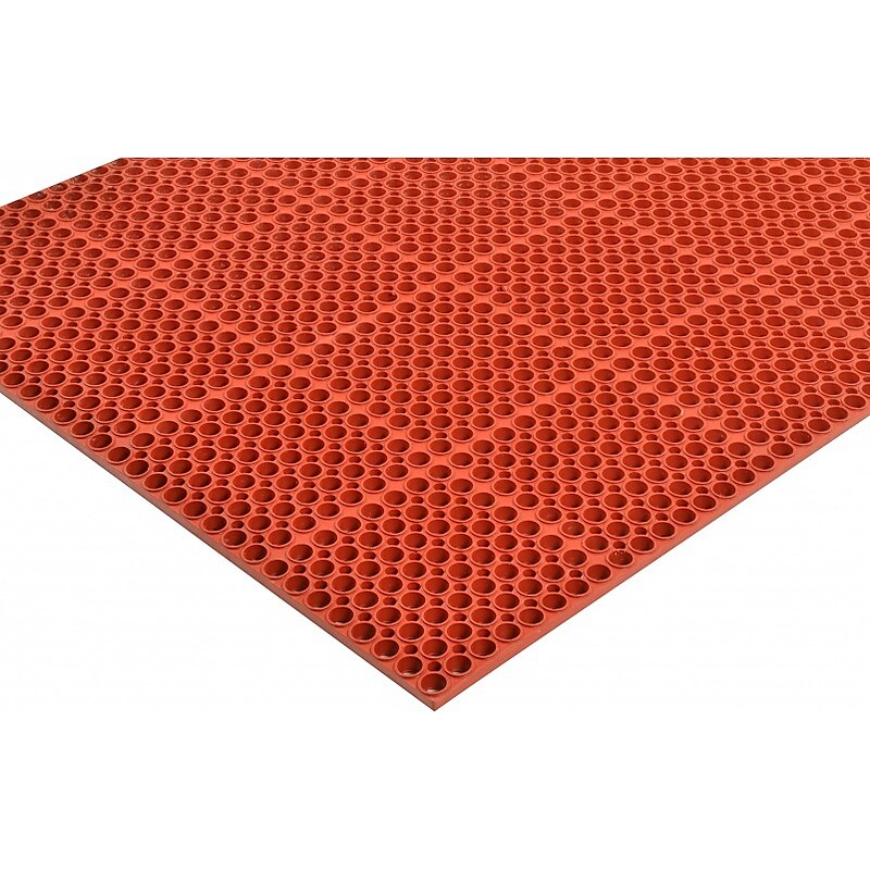 NoTrax San-Eze II Anti-Fatigue Mat, 39" x 29.25", Red (T11S3929RD) image 1