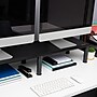 Mind Reader Adjustable Dual Monitor Stand, Black (DUBMO-BLK)~#|#~D4FEB532-1C9C-4DC7-A01825DCCBC37E19_sc7