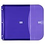 JAM Paper Poly Binder Pocket, 3-Hole Punched, Purple, 12/Pack (218VB1PU)~#|#~D4FF220F-8A98-40EC-ADF1A1AB2973477C_sc7