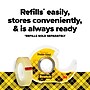 Scotch Double Sided Tape, 1/2" x 55.5 yds., Clear (4137)~#|#~D5050923-A0D8-4D6C-BCD81586499BF872_sc7