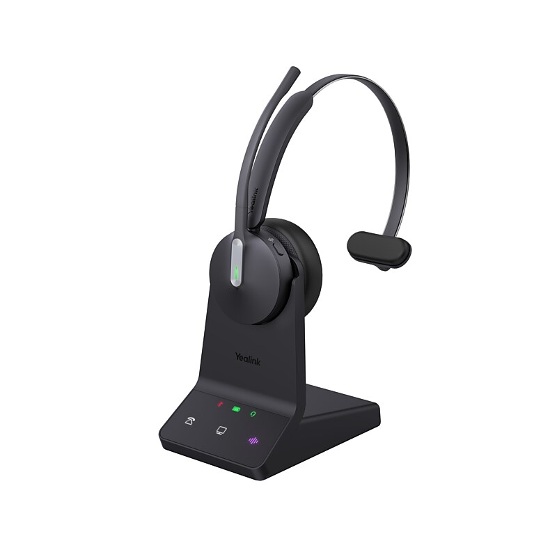 Yealink WH64 Wireless Noise Canceling Mono Phone Headset, UC Certified image 1