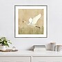Amanti Art Egret Alighting II by Kathrine Lovell Wood Framed Wall Art Print, 25" x 25" (A42677221098)~#|#~D50D6ACC-0CC6-4C52-A015B67EBF5620EC_sc7