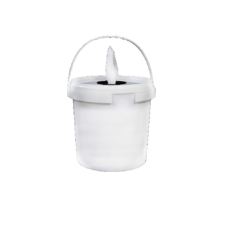 Unimed Defender ES Plastic Bucket Lid, Black/White, 5/Box (JPWL515200) image 1