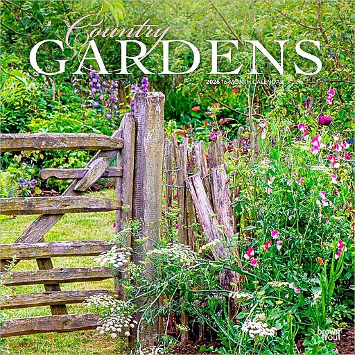 Atlast&co 2022カレンダー 2026 BrownTrout Country Gardens 12