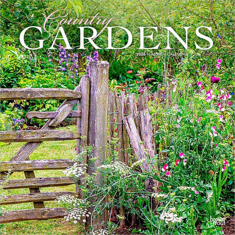 2026 BrownTrout Country Gardens 12" x 12" Monthly Wall Calendar (9798330703043) image 1