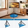 Mount-It! Metal Tripod TV Stand, Screens up to 70", Black (MI-874)~#|#~D51F858E-C8D9-49CF-8AF09074A1632A5E_sc7