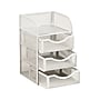Mind Reader 4-Compartment Metal Desk Organizer, White (MESHMINI-WHT)~#|#~D5258ECA-E78B-4C9D-81DF270A7063AADA_sc7