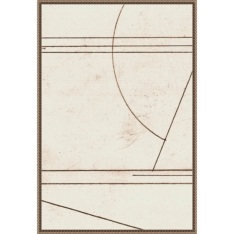 Amanti Art Minmod No1 by Dan Hobday Framed Canvas Wall Art Print, 23" x 33" (A42678302846) image 1