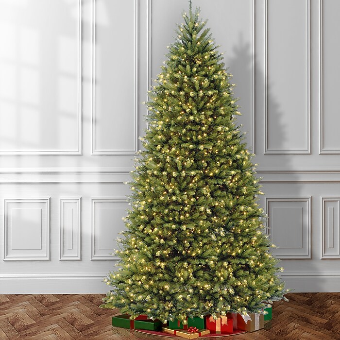 National Tree Company 12' Pre-Lit Dunhill Fir Artificial Christmas