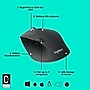 Logitech M720 Triathlon Wireless Ergonomic Optical USB Mouse, Black (910-004790)~#|#~D526A274-BDA4-4018-A978EBB275634A39_sc7