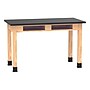 Diversified Woodcrafts Rectangular Science Table, 48" x 24", Oak/Black (C7106K30N)~#|#~m001141090_sc7