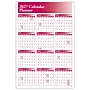 2027 ComplyRight 36" x 24" Yearly Dry Erase Wall Calendar, Reversible, Burgundy (J0056BU)~#|#~D52A3E96-CCBB-4938-B611FAC0415820B0_sc7