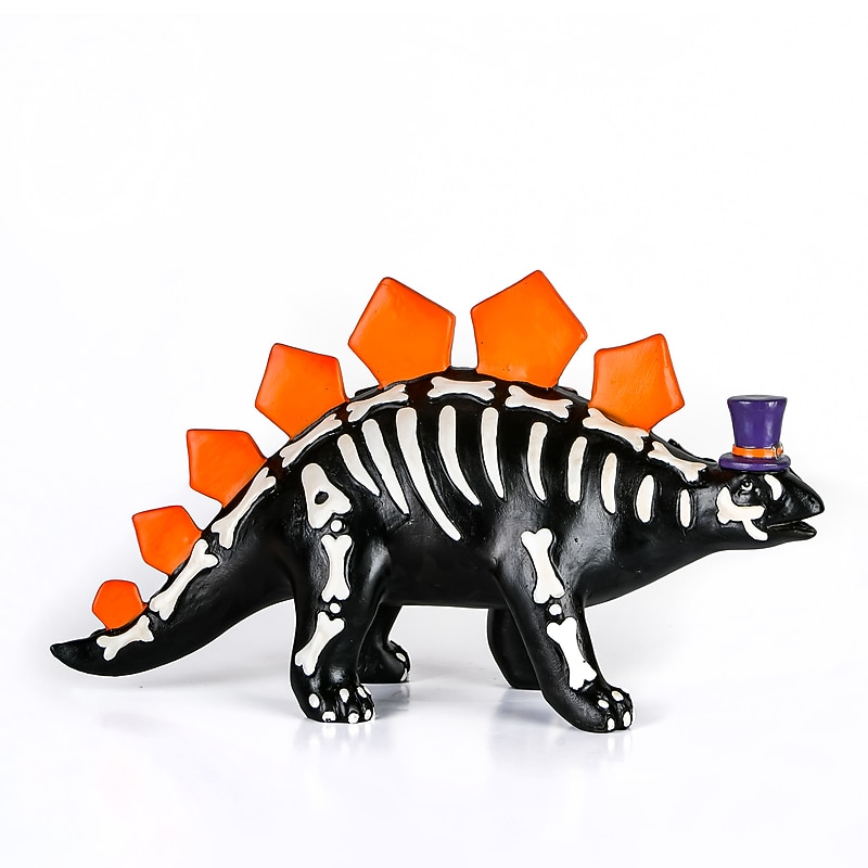 National Tree Company 12" Halloween Black Dinosaur Tabletop Decor (HH75-203260ZBK1) image 1