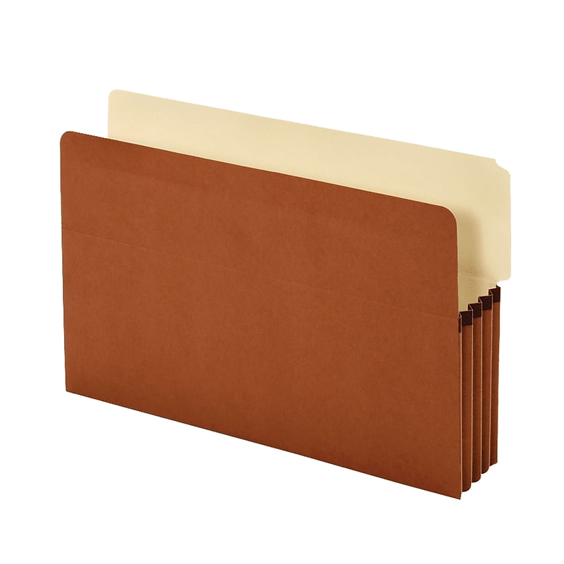 Pendaflex File Pocket, 3 1/2" Expansion, Legal Size, Brown, 10/Box (64624P) image 1