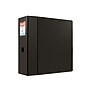 Staples Heavy‑Duty Non‑View Binder, 5" Round Ring, Black, Extra‑Capacity 3‑Ring Binder for High‑Volume School & Office Filing~#|#~D5337F9E-A580-4630-B2E4ED81448C67E9_sc7