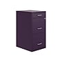 Space Solutions SOHO Organizer 3-Drawer Vertical File Cabinet, Letter Size, Lockable, Midnight Purple (25281)~#|#~D5349A96-9730-4FF1-A3706E28E2F60814_sc7