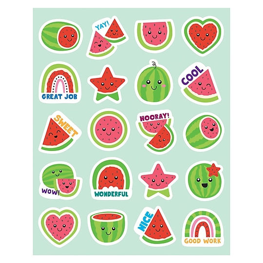 Teacher Created Resources Watermelon Smelly Stickers, Multicolored, 120/Pack, 6/Packs/Bundle (TCR9444-6)~#|#~D534E58B-C443-44CD-9ADF095EB87AA1BD_sc7