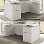 Bush Business Furniture Stratus 72"W Electric Adjustable Standing Desk with File Cabinet, White (SUT008WH)~#|#~D534E74C-34F7-446F-94FF9DFC7A401F0B_sc7