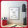 TRU RED Melamine Dry-Erase Whiteboard, Aluminum Frame, 8.5" x 11" (TR62580)~#|#~D5351AEB-9155-4D98-B8D8CDB333F3E83D_sc7